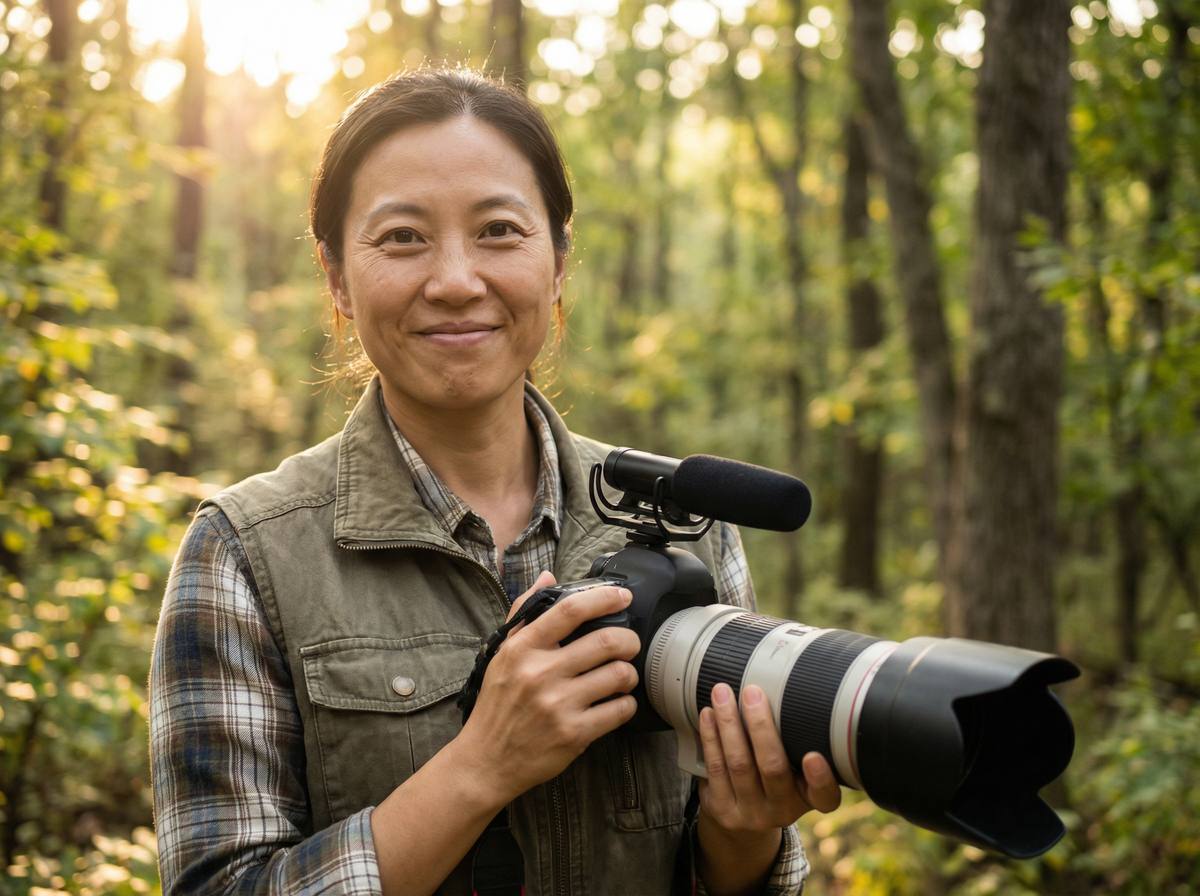 尤物视频首席摄影师张晓雯 - 野生动物微距摄影专家